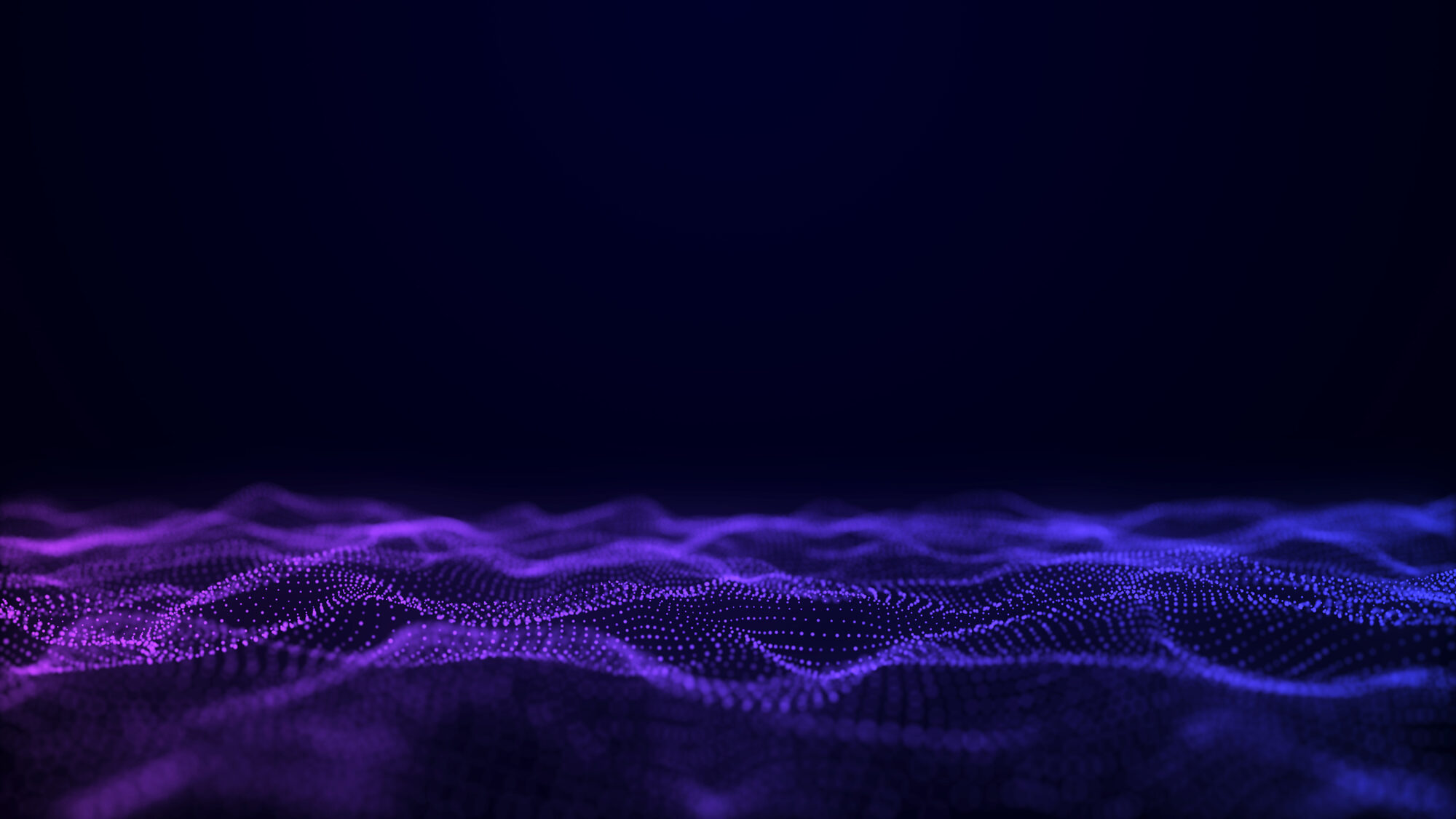 Abstract flowing wave form